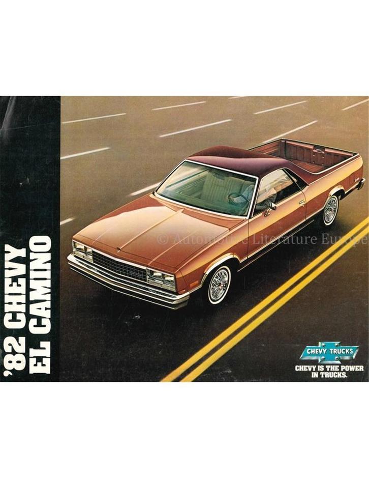 1982 CHEVROLET EL CAMINO BROCHURE ENGELS, Boeken, Auto's | Folders en Tijdschriften