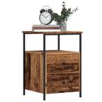vidaXL Nachtkastje 34x35,5x50 cm bewerkt hout oud, Huis en Inrichting, Slaapkamer | Nachtkastjes, Verzenden, Nieuw