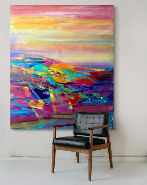 Isabel Tapias T - Cuando el verano asoma XXL, Antiek en Kunst, Kunst | Schilderijen | Modern
