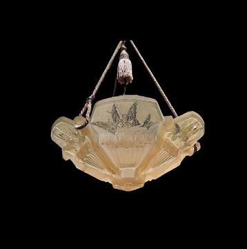 Muller Frères - Lustre - Verre beschikbaar voor biedingen