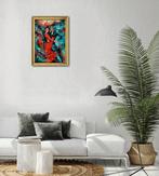 Krystyna Roz-Pasek - Taniec bez granic - oil on canvas, Antiek en Kunst