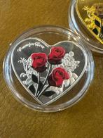 wereld. Rosen - Blau, Gelb Rot , 3 x 32g Set (Zonder, Postzegels en Munten