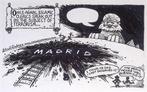 Pentekening Amerika - Madrid terrorisme (lijst optie), Antiek en Kunst, Verzenden