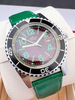 Albion - Vintage Skin Diver Dark Burgundy Dial - Sans Prix, Handtassen en Accessoires, Horloges | Heren, Nieuw