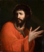 Scuola Lombarda (XVI) - Volto di Cristo (Ecce Homo?), Antiquités & Art