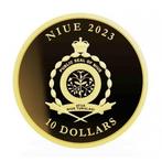 Niue. 2023 1/10 oz $10 NZD Vivat Humanitas Proof-Like Gold