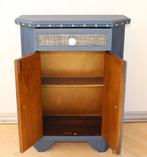 Ladekast - Hout, Porselein - Inkomhalmeubel, vintage houten