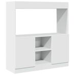 Opbergkast Wit Hout | OP=OP | Bureau/Woonkamer, Huis en Inrichting, Verzenden, 100 tot 150 cm, 50 tot 100 cm, 25 tot 50 cm