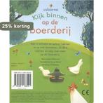Kijk binnen op de boerderij 9781409588191 Anna Milbourne, Boeken, Verzenden, Gelezen, Anna Milbourne