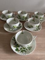 Porcelaine Jacques Cœur - Koffieservies (12) - Feuillage -, Antiek en Kunst