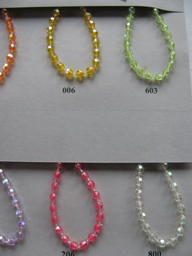 Parelketting Parelguirlande Geel 006 4 mm rol 10 meter, Huis en Inrichting, Woonaccessoires | Kunstplanten en Kunstbloemen, Nieuw