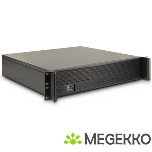 Inter-Tech 2U-K-240L Rack Zwart, Computers en Software, Computerbehuizingen, Nieuw, Verzenden