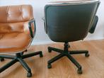 Knoll - Charles Pollock - Stoel (2) - Leder, Staal