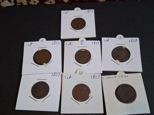 Nederland. Willem I. 1 Cent 1822 - 1831  (Zonder, Postzegels en Munten, Munten | Nederland