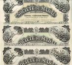 Monaco. - 1 x 100 - 10 x 100 - 100 x 100 Francs - 1911 -, Postzegels en Munten