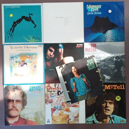 James Taylor, Don McLean and others - 10 original albums -, CD & DVD, Vinyles Singles