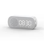 Alarm Klok Speaker - Spiegel FM Radio LED Snooze Wekker -, TV, Hi-fi & Vidéo, Verzenden