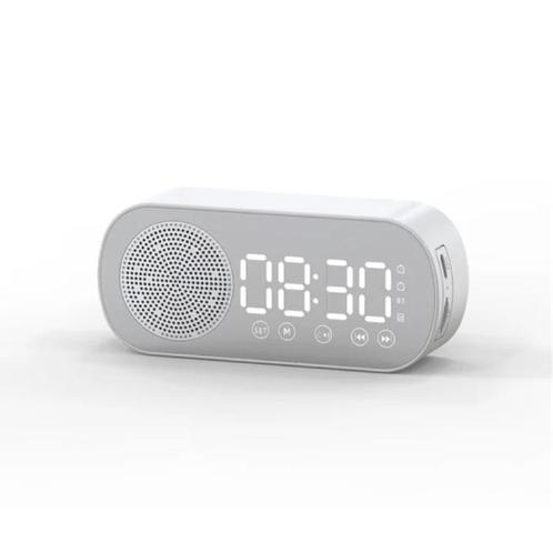Alarm Klok Speaker - Spiegel FM Radio LED Snooze Wekker -, TV, Hi-fi & Vidéo, Enceintes, Envoi