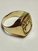 Bague déternité - 14 carats Or jaune - Bague sigillaire -, Bijoux, Sacs & Beauté