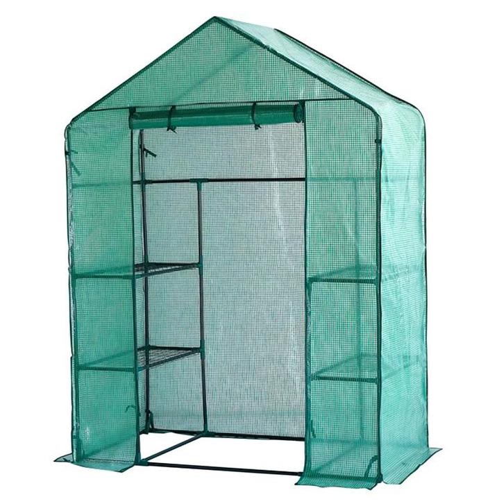 Lendo Online Serre de Jardin 143×73×195 cm PE Verte, Tuin en Terras, Kassen
