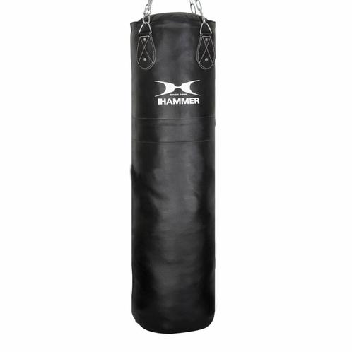 Hammer Boxing Bokszak Premium, Leder, 120x35 cm, Sport en Fitness, Vechtsporten en Zelfverdediging, Nieuw, Verzenden