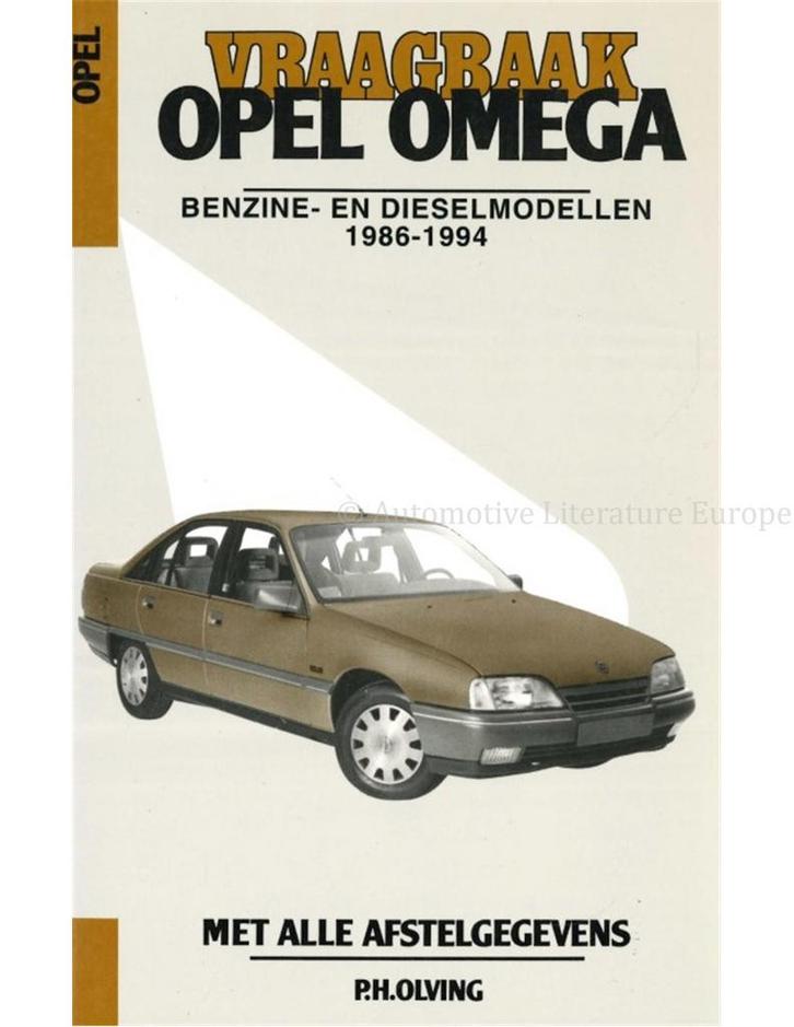 1986 - 1994 OPEL OMEGA BENZINE | DIESEL VRAAGBAAK, Auto diversen, Handleidingen en Instructieboekjes