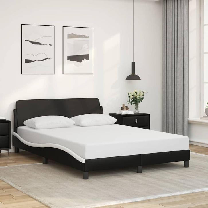 Bed 140x200 OP = OP 35% Voordeel (bedden), Huis en Inrichting, Slaapkamer | Bedden, 140 cm, 200 cm, Zwart, Nieuw, Overige materialen
