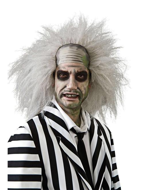 Beetlejuice Pruik, Hobby en Vrije tijd, Feestartikelen, Nieuw, Verzenden