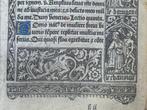 Paris, Antoine Verard, 1510 - Printed Book of Hours on, Antiek en Kunst