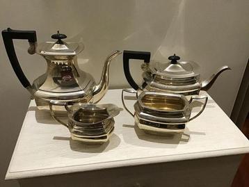 ② Coffee and tea service (4) – .925 silver – Birmingham – — Antiquités
