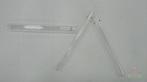 Reageerbuisjes test tube glas 2 gaatjes 15 cm ø1.5 set 12, Nieuw