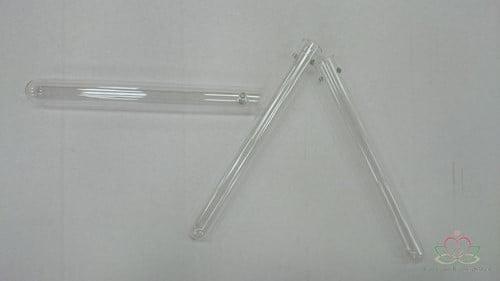 Reageerbuisjes test tube glas 2 gaatjes 15 cm ø1.5 set 12, Hobby en Vrije tijd, Knutselen, Nieuw