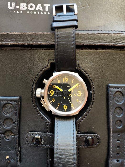 U-Boat - Flightdeck U-7750/50 automatic orange hands - Heren, Handtassen en Accessoires, Horloges | Heren