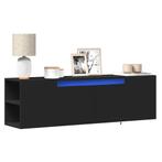 vidaXL Tv-wandmeubel met LED-verlichting 135x31x39,5 cm, Verzenden, Nieuw