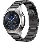 Samsung Gear S3 Metal Roestvrij Stalen Armband - Zwart, Verzenden, Nieuw