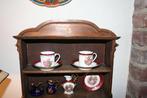 miniatuur - Kabinet - Hout, Porselein - met Limoges