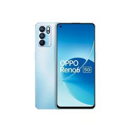 Oppo Reno 6 5G 128GB Blauw met GARANTIE & verzending, Telecommunicatie, Mobiele telefoons | Overige merken, Gebruikt, Ophalen of Verzenden