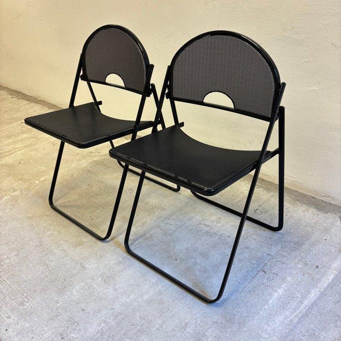 Flyline - Klapstoel (2) - Metaal - Italiaans design, Antiek en Kunst, Antiek | Meubels | Stoelen en Sofa's