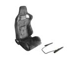 KIT SIÈGE SEMI BAQUET TYPE RS EN ALCANTARA NOIR, Verzenden