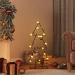 vidaXL Kerstdecoratie kerstboom 60 cm metaal zwart, Verzenden, Nieuw