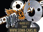 Spacers 5mm vw golf 1 2 3 polo 4x100 57,1 Spoorverbreders, Ophalen of Verzenden