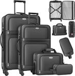 KESSER® Reiskofferset, 4-delig, trolley, kofferset, stoffen, Verzenden, Nieuw