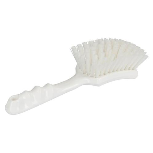 Steelborstel pp, korte greep afdekking pbt wit 14 cm - kerbl, Dieren en Toebehoren, Stalling en Weidegang