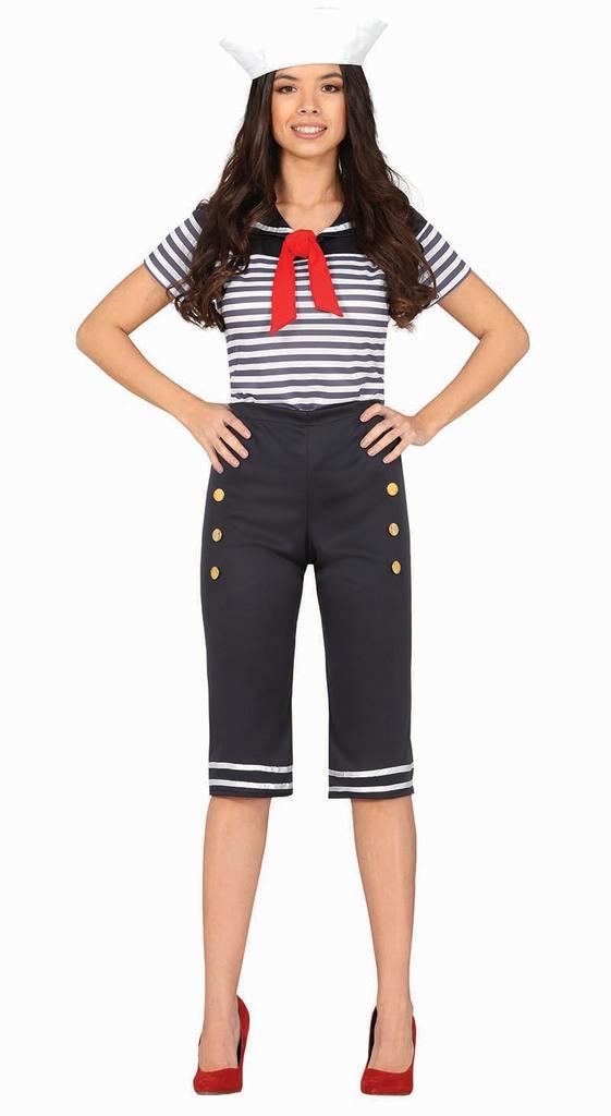 Matroos Kostuum Dames, Kleding | Dames, Carnavalskleding en Feestkleding, Nieuw, Verzenden