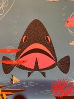 Monsieur Z - Affiche de Tourisme Port Cros - Le Mérou