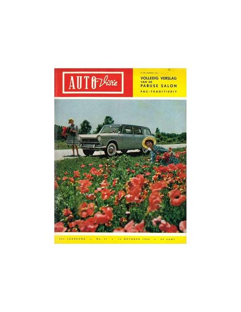 1960 AUTOVISIE MAGAZINE 21 NEDERLANDS, Boeken, Auto's | Folders en Tijdschriften, Ophalen of Verzenden