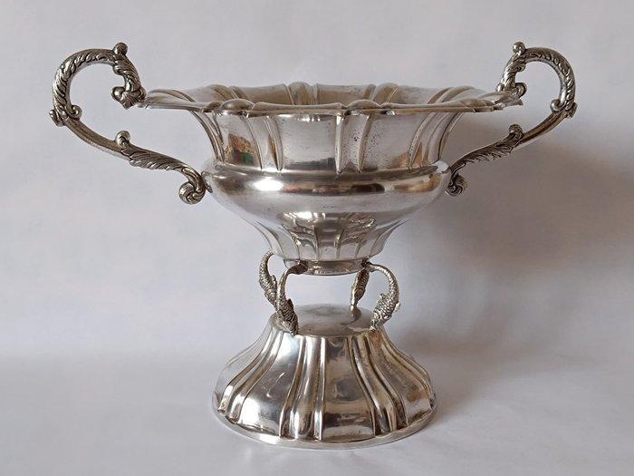 Tafelmiddenstuk - Alpaca Silver-geplateerd - Rococo Revival, Antiek en Kunst, Antiek | Meubels | Tafels