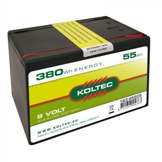 Koltec Batterij 9 Volt - 380Wh 55Ah, Dieren en Toebehoren, Stalling en Weidegang