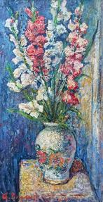 Guido Borgianni (1915-2011) - Natura morta, vaso con fiori