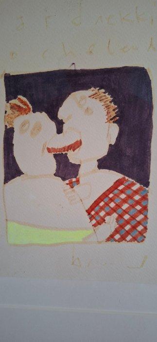 Herman Brood (1946-2001) - Hardnekkig Rochelen, Antiek en Kunst, Kunst | Designobjecten